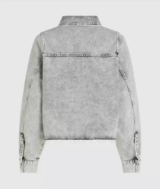 Ağartılmış denim gömlek Ağartılmış denim gömlek