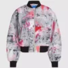 All-over boyalı bomber ceket All-over boyalı bomber ceket