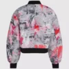 All-over boyalı bomber ceket All-over boyalı bomber ceket