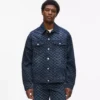All-over Monogram denim ceket All-over Monogram denim ceket
