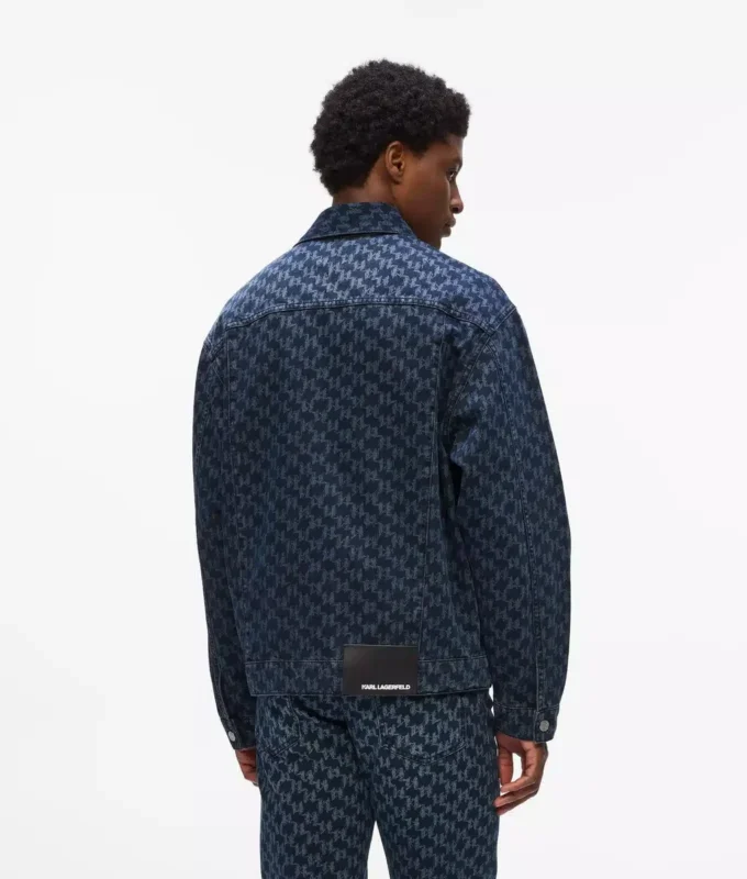 All-over Monogram denim ceket All-over Monogram denim ceket