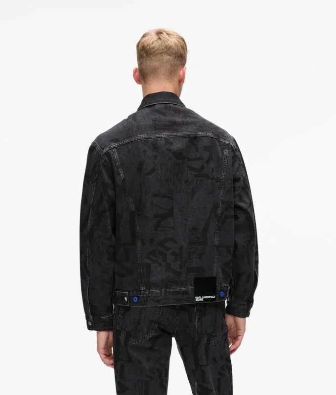 All-over Monogram denim ceket All-over Monogram denim ceket