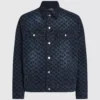 All-over Monogram denim ceket All-over Monogram denim ceket