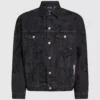 All-over Monogram denim ceket All-over Monogram denim ceket