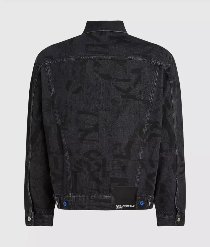 All-over Monogram denim ceket All-over Monogram denim ceket