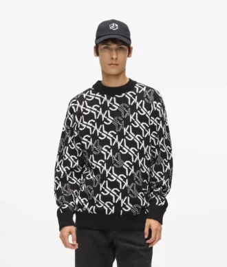 All-over Monogram kazak