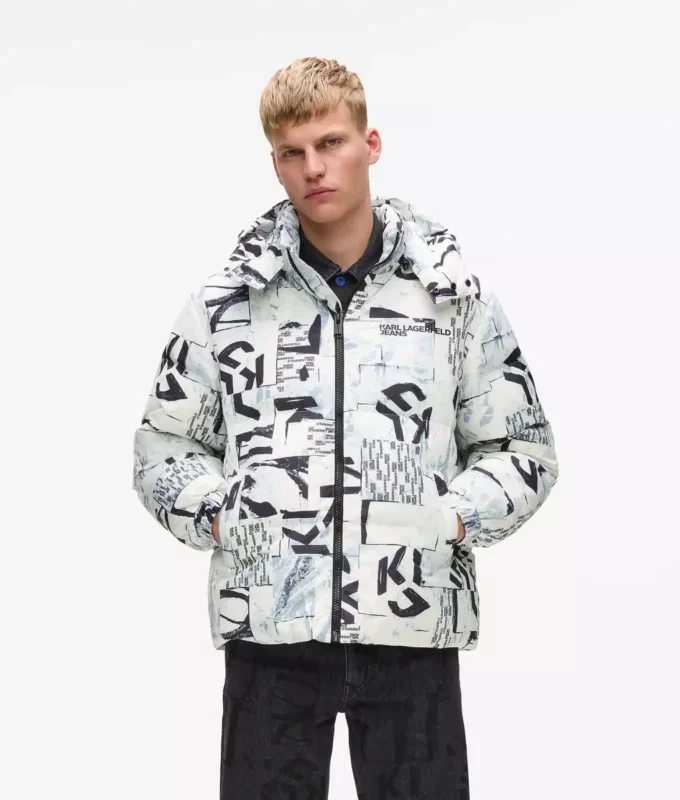All-over Monogram puffer ceket All-over Monogram puffer ceket