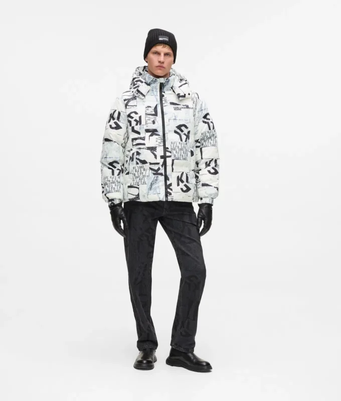 All-over Monogram puffer ceket All-over Monogram puffer ceket