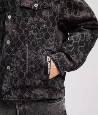 ALL-OVER PRINT DENIM CEKET