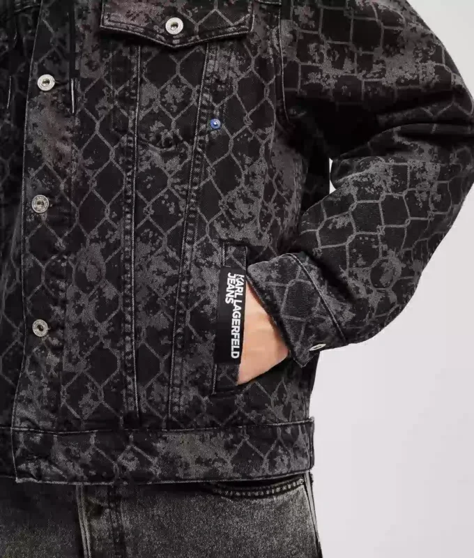 ALL-OVER PRINT DENIM CEKET ALL-OVER PRINT DENIM CEKET