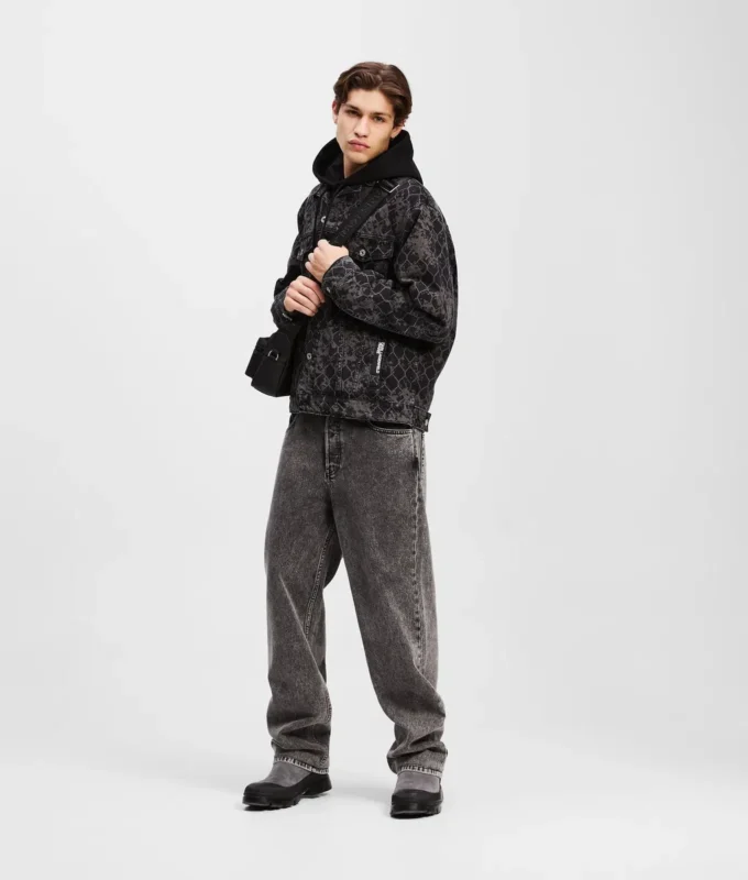 ALL-OVER PRINT DENIM CEKET ALL-OVER PRINT DENIM CEKET