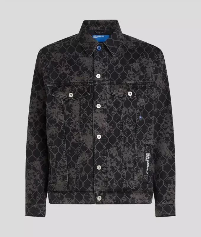 ALL-OVER PRINT DENIM CEKET ALL-OVER PRINT DENIM CEKET