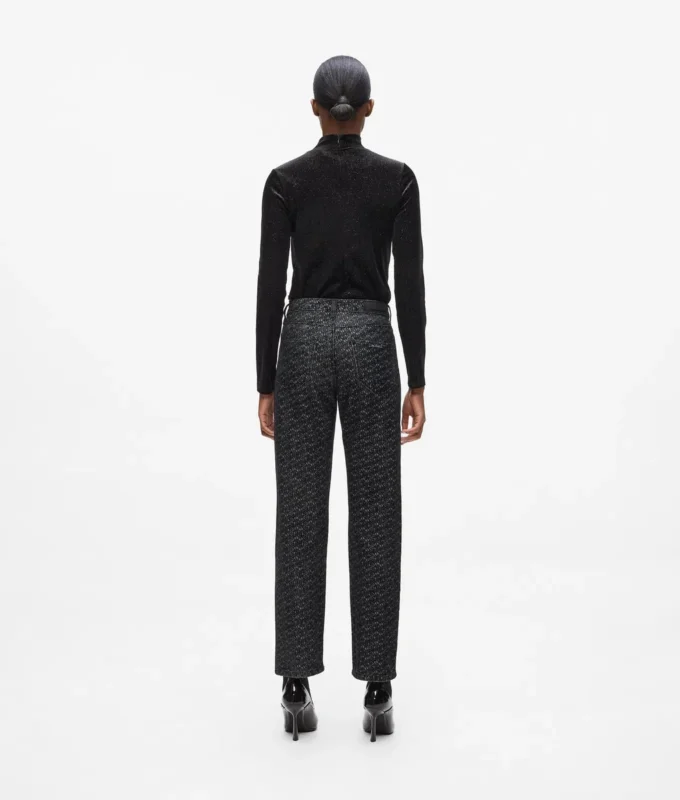 All-over-print düz paça jean All-over-print düz paça jean