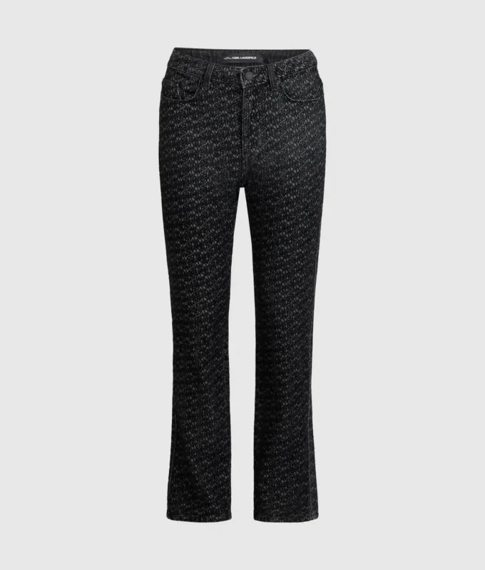 All-over-print düz paça jean All-over-print düz paça jean