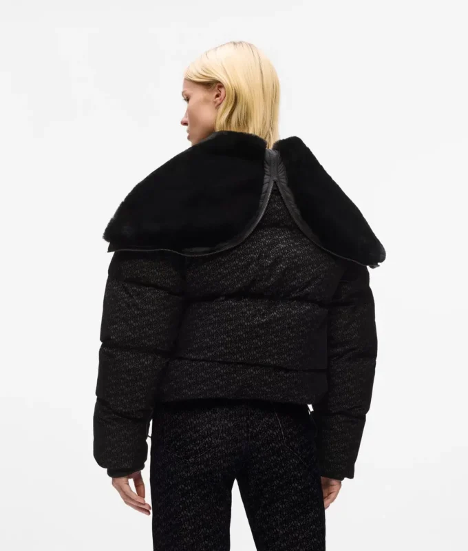 All-over-print puffer ceket All-over-print puffer ceket