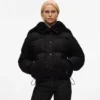 All-over-print puffer ceket All-over-print puffer ceket