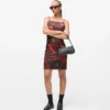 All-over-print saten elbise All-over-print saten elbise