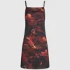 All-over-print saten elbise All-over-print saten elbise