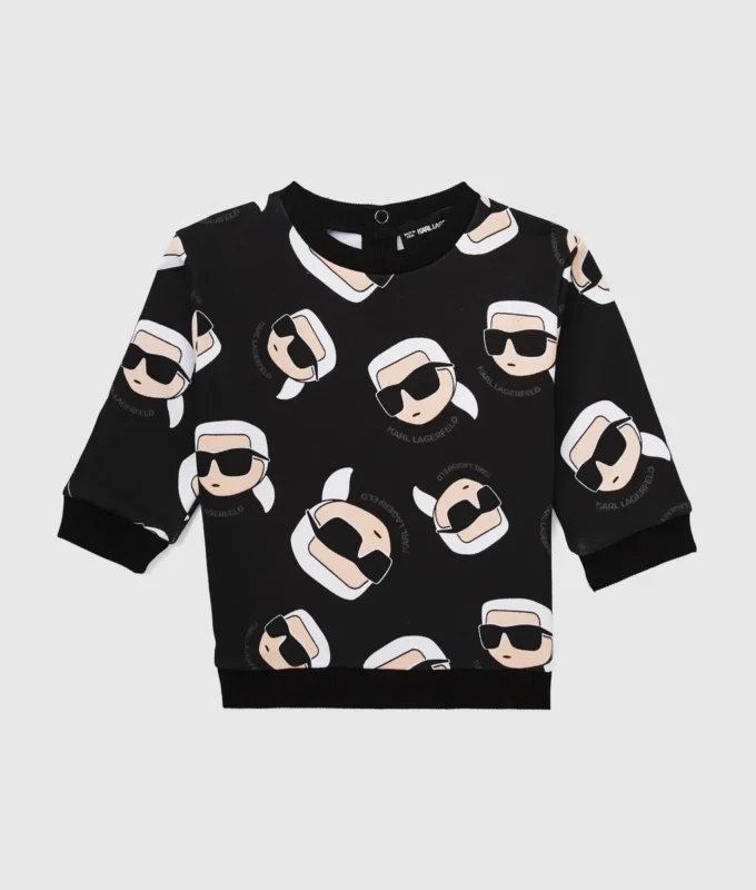 Baby Ikon tüm yüzeye baskı sweatshirt Baby Ikon tüm yüzeye baskı sweatshirt