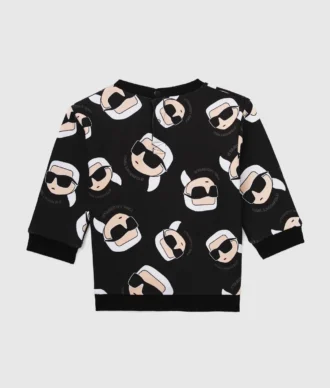 Baby Ikon tüm yüzeye baskı sweatshirt