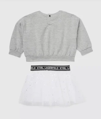 Bebek sweatshirt ve etek hediye seti