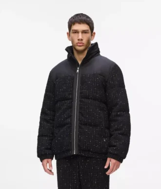 Bükümlü puffer ceket