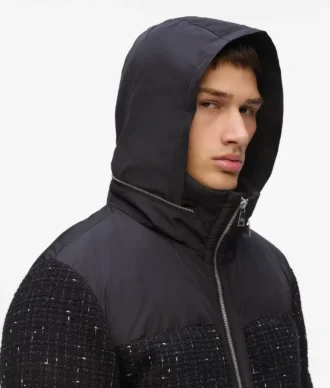 Bükümlü puffer ceket