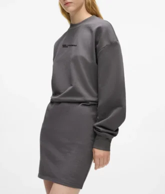 Blouson sweatshirt elbise
