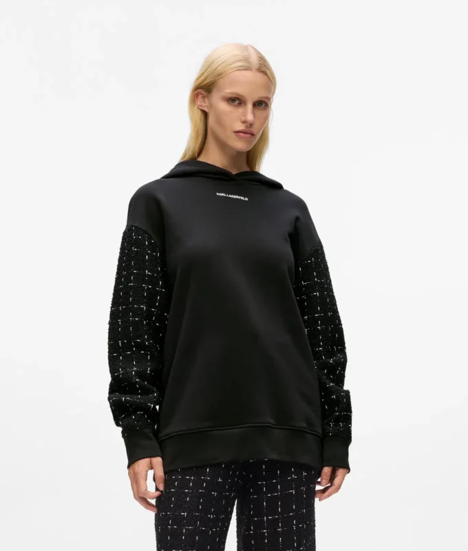 Buklet kapüşonlu sweatshirt Buklet kapüşonlu sweatshirt