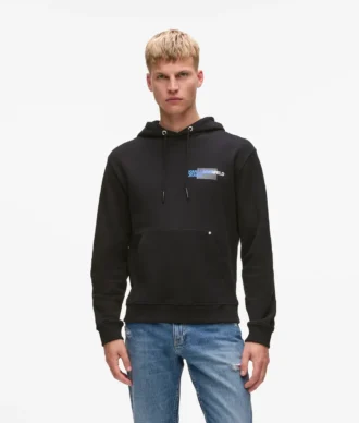 Cityscape kapüşonlu sweatshirt