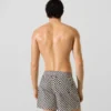 Dama tahtası desenli boardshort Dama tahtası desenli boardshort