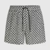 Dama tahtası desenli boardshort Dama tahtası desenli boardshort