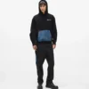 Denim cepli kapüşonlu sweatshirt Denim cepli kapüşonlu sweatshirt
