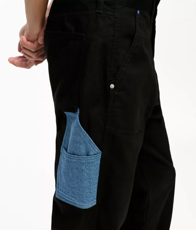 Denim cepli marangoz pantolonu Denim cepli marangoz pantolonu