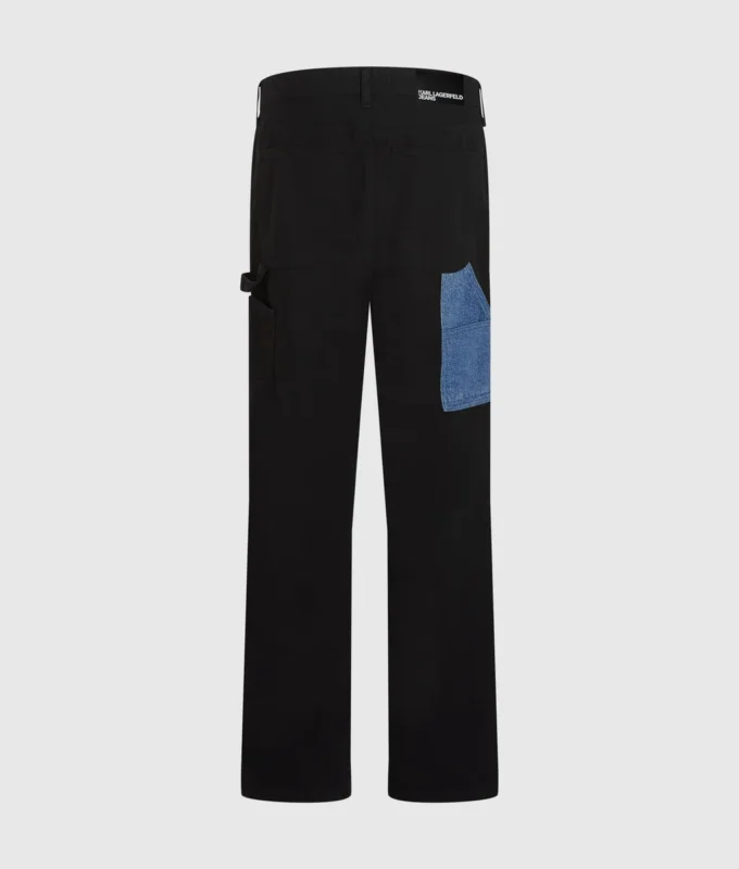 Denim cepli marangoz pantolonu Denim cepli marangoz pantolonu