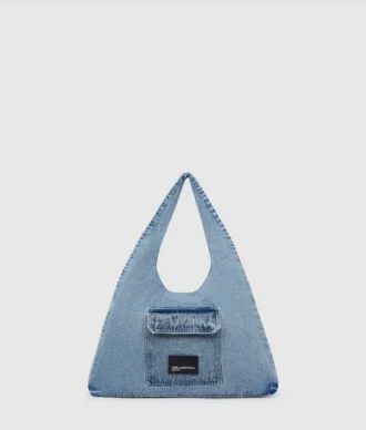 Denim hobo alışveriş çantası