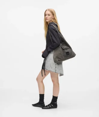 Denim hobo alışveriş çantası
