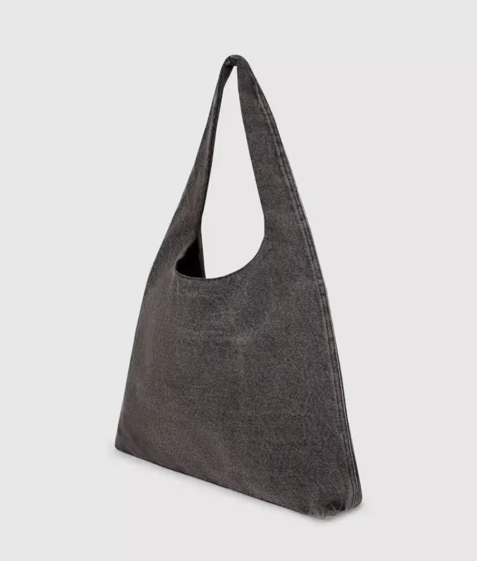 Denim hobo alışveriş çantası Denim hobo alışveriş çantası