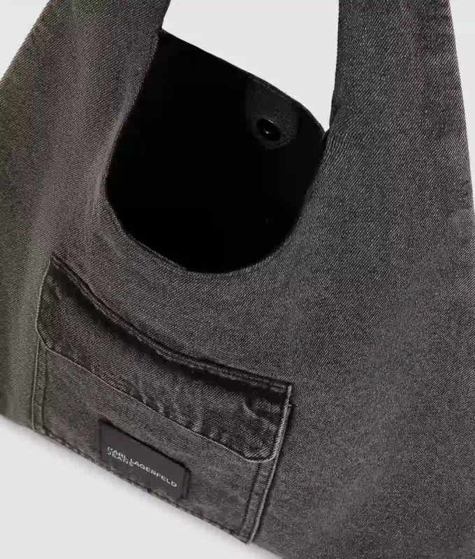Denim hobo alışveriş çantası Denim hobo alışveriş çantası