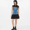 Denim korsajlı elbise Denim korsajlı elbise
