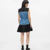 Denim korsajlı elbise Denim korsajlı elbise