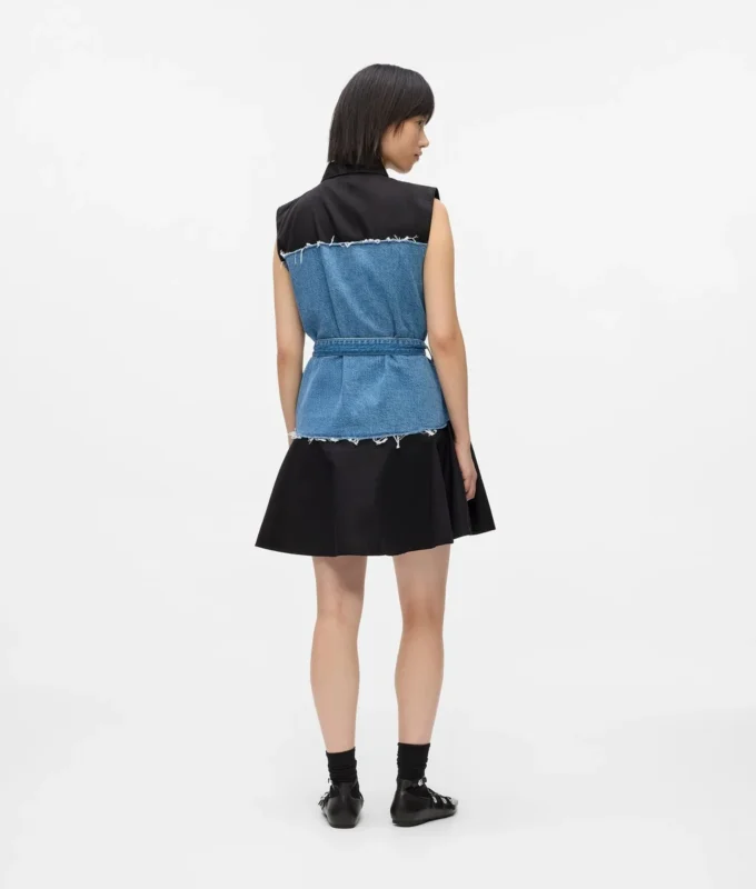Denim korsajlı elbise Denim korsajlı elbise