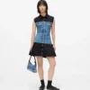 Denim korsajlı elbise Denim korsajlı elbise