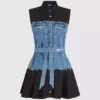 Denim korsajlı elbise Denim korsajlı elbise