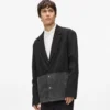 Denim panelli blazer Denim panelli blazer