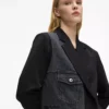 Denim panelli blazer Denim panelli blazer