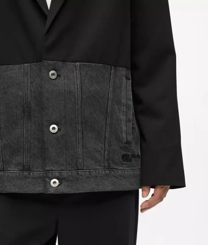 Denim panelli blazer Denim panelli blazer