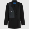 Denim panelli blazer Denim panelli blazer
