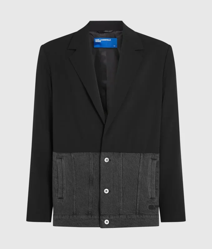 Denim panelli blazer Denim panelli blazer
