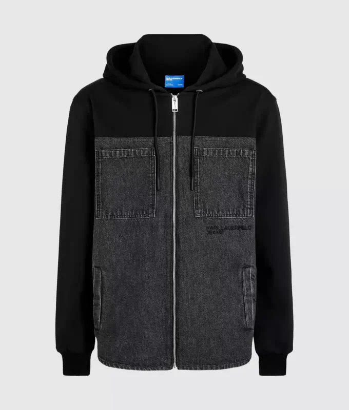 Denim panelli ceket Denim panelli ceket